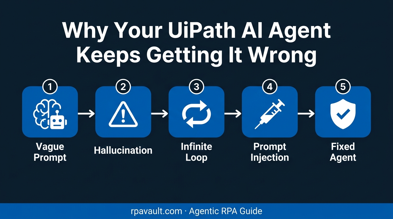Why Your UiPath AI Agent Keeps Getting It Wrong (And How to Actually Fix It)